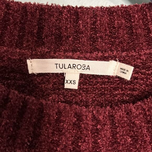 Tularosa Rosewood Dress Starry Night Fluffy Puff Sleeve - Picture 6 of 9